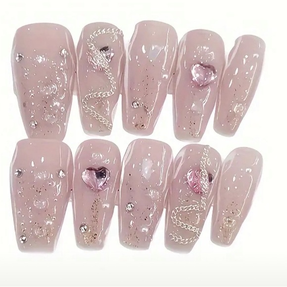 Handmade press-on nails - Picture 1 of 7